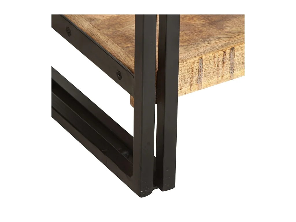 Yoan  Bibliothèque à 5 niveaux 40x30x180 cm Bois de manguier massif