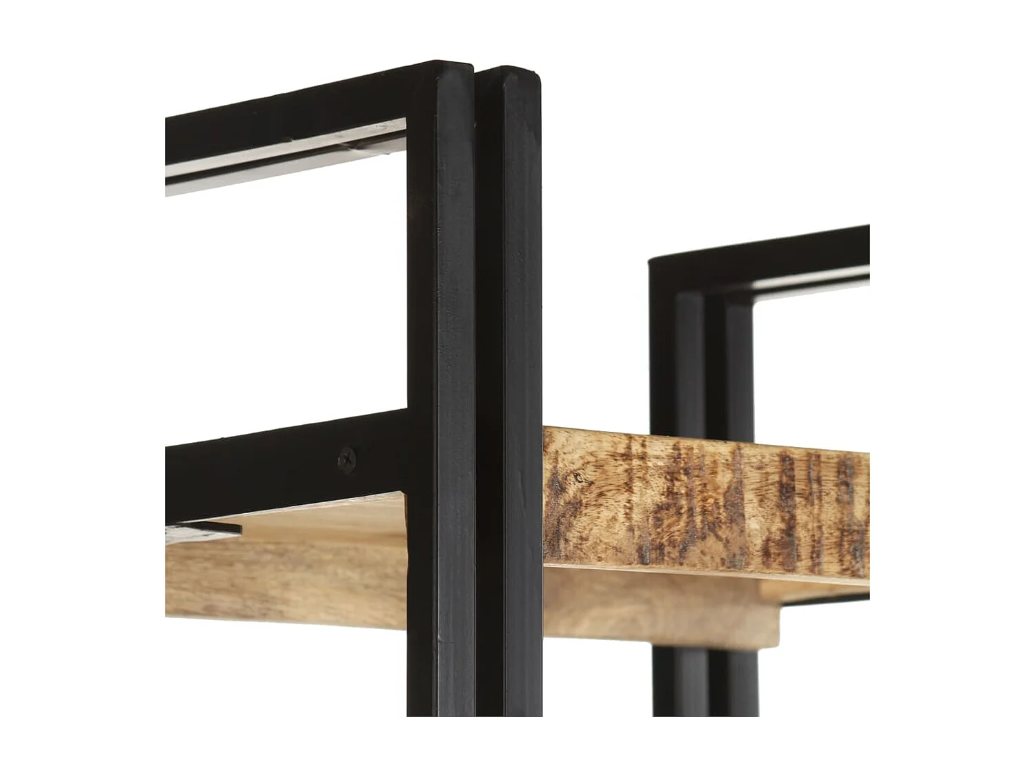 Yoan  Bibliothèque à 5 niveaux 40x30x180 cm Bois de manguier massif