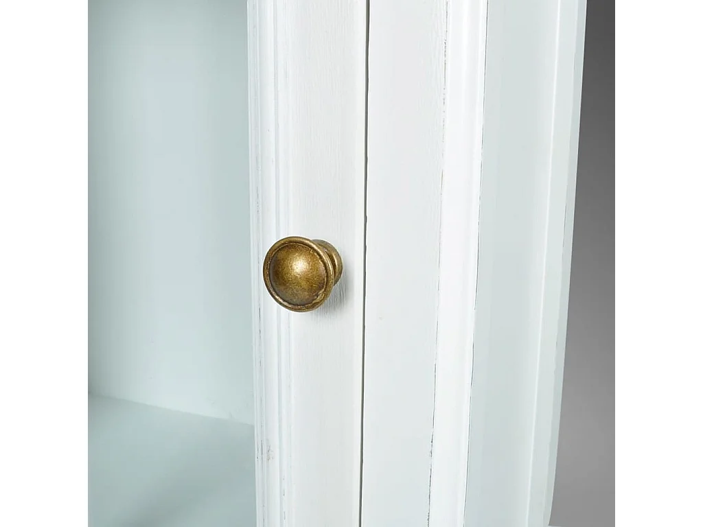 Garden Furniture -  Meuble de bibliothèque avec 3 étagères Blanc Bois