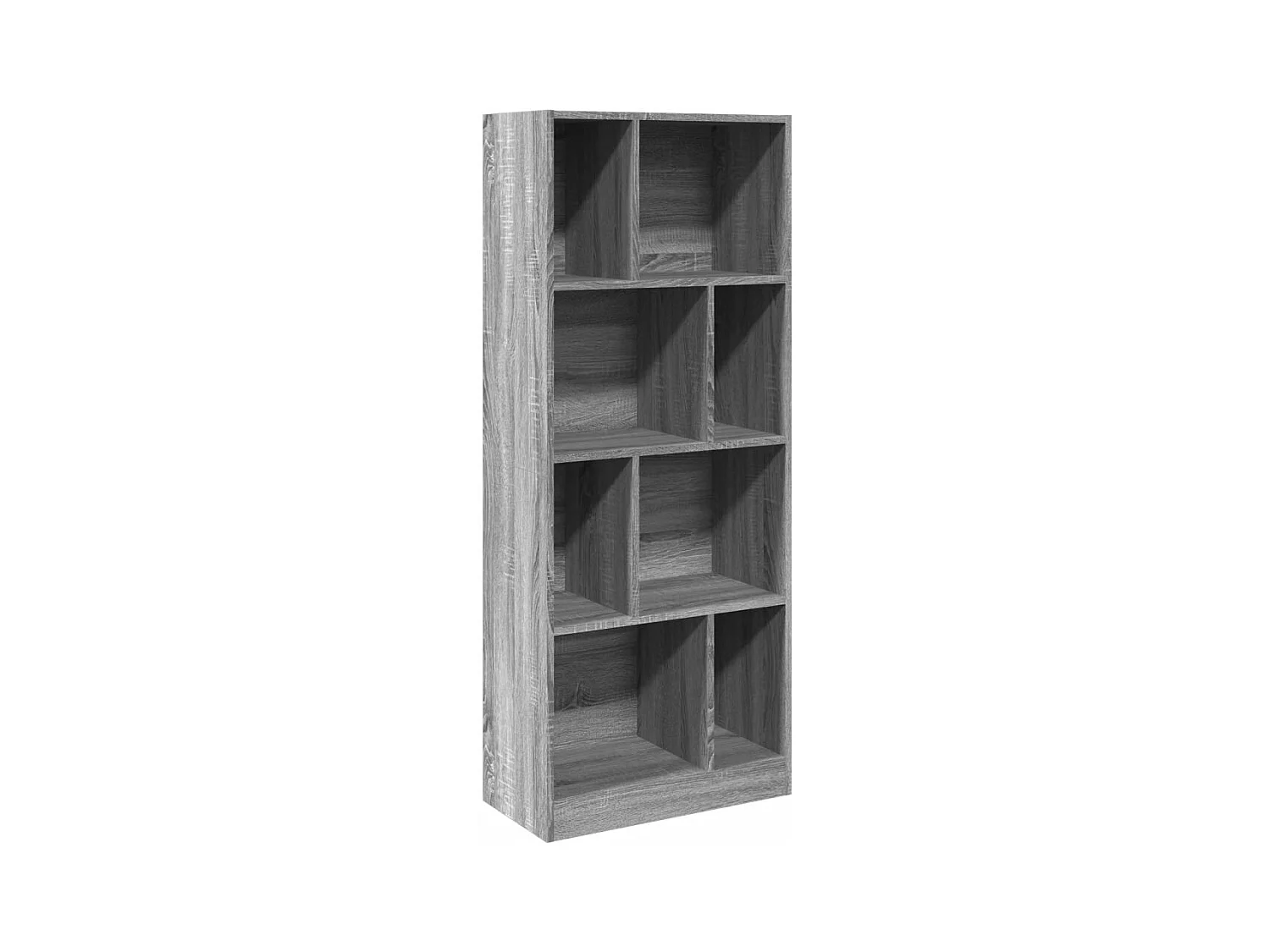York  Estantería madera de ingeniería gris Sonoma 57x28,5x141 cm