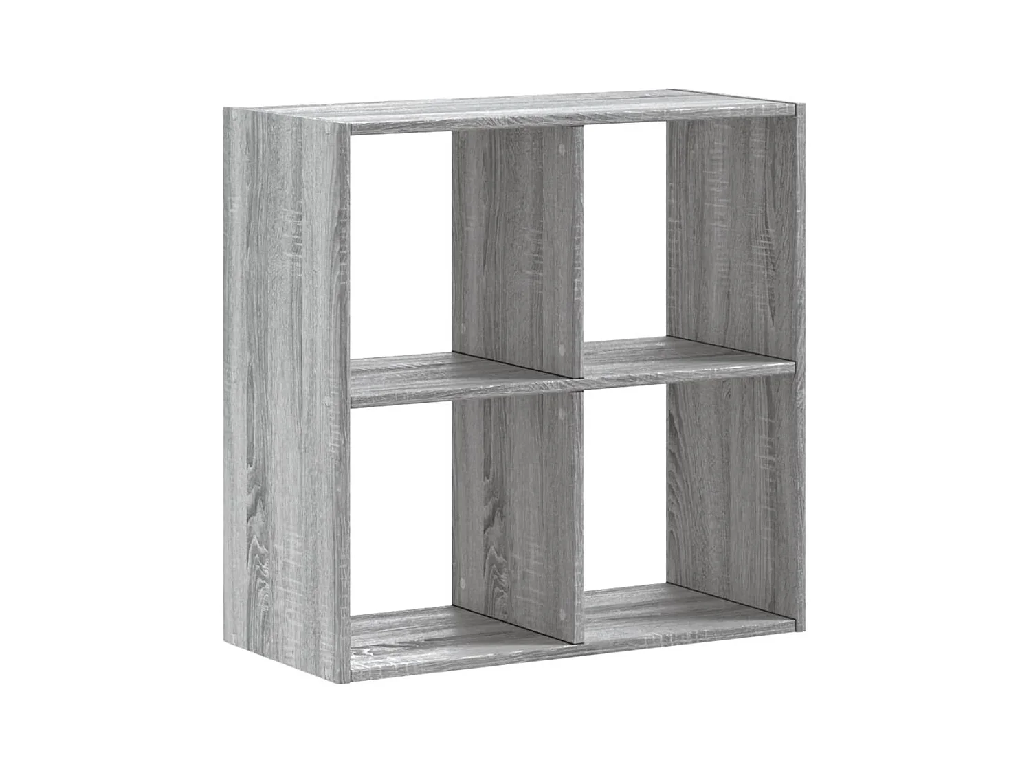 Digna  Estantería de madera de ingeniería gris Sonoma 68,5x32x68,5 cm
