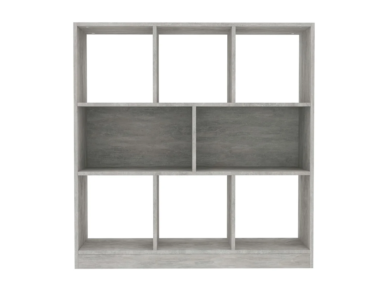 Avenra  Bibliothèque Gris béton 97,5x29,5x100 cm Bois d'ingénierie