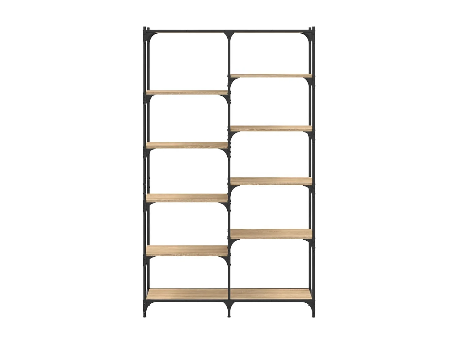 Ulrad  Estantería erro madera ingeniería roble Sonoma 100x32x170 cm