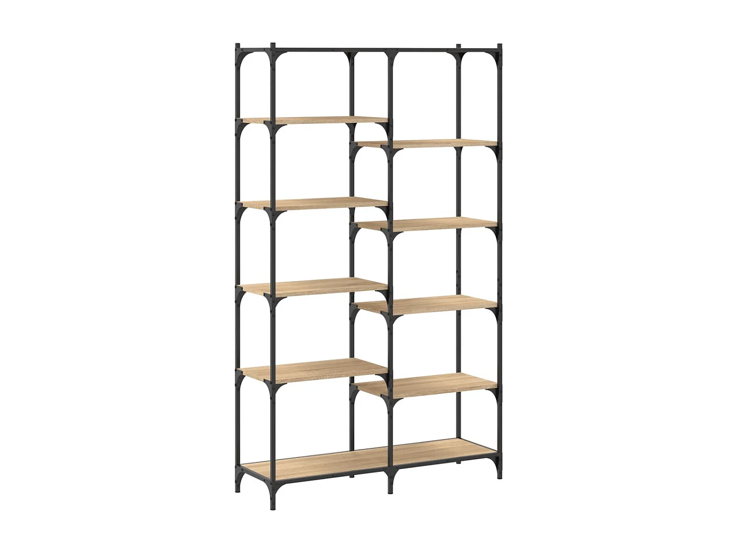 Ulrad  Estantería erro madera ingeniería roble Sonoma 100x32x170 cm