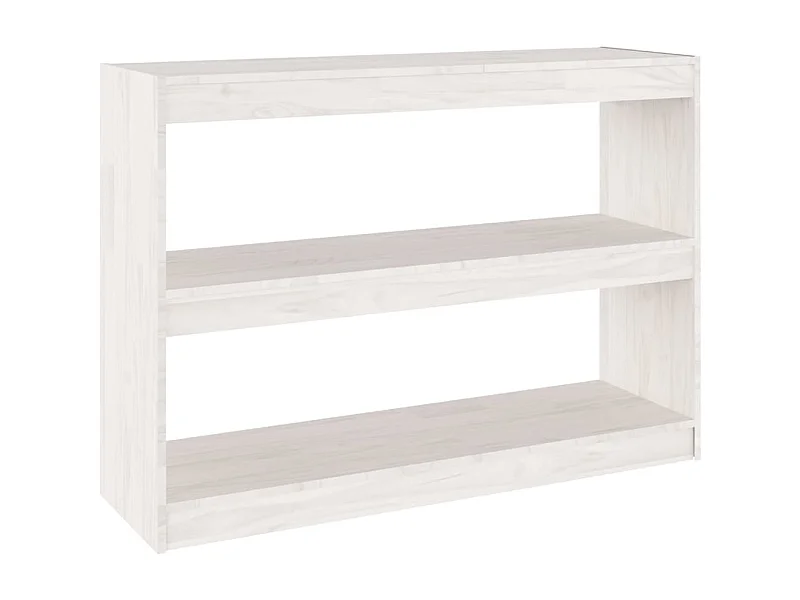 Centerville  Boekenkast/kamerscherm 100x30x71,5 cm grenenhout wit