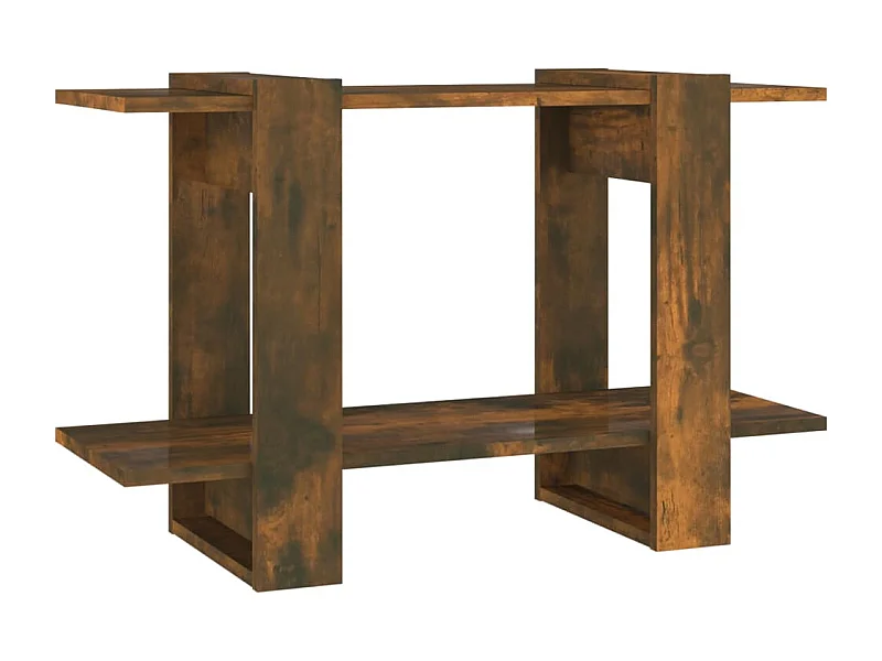 Wylorn  Boekenkast/kamerscherm 80x30x51 cm gerookt eikenkleurig