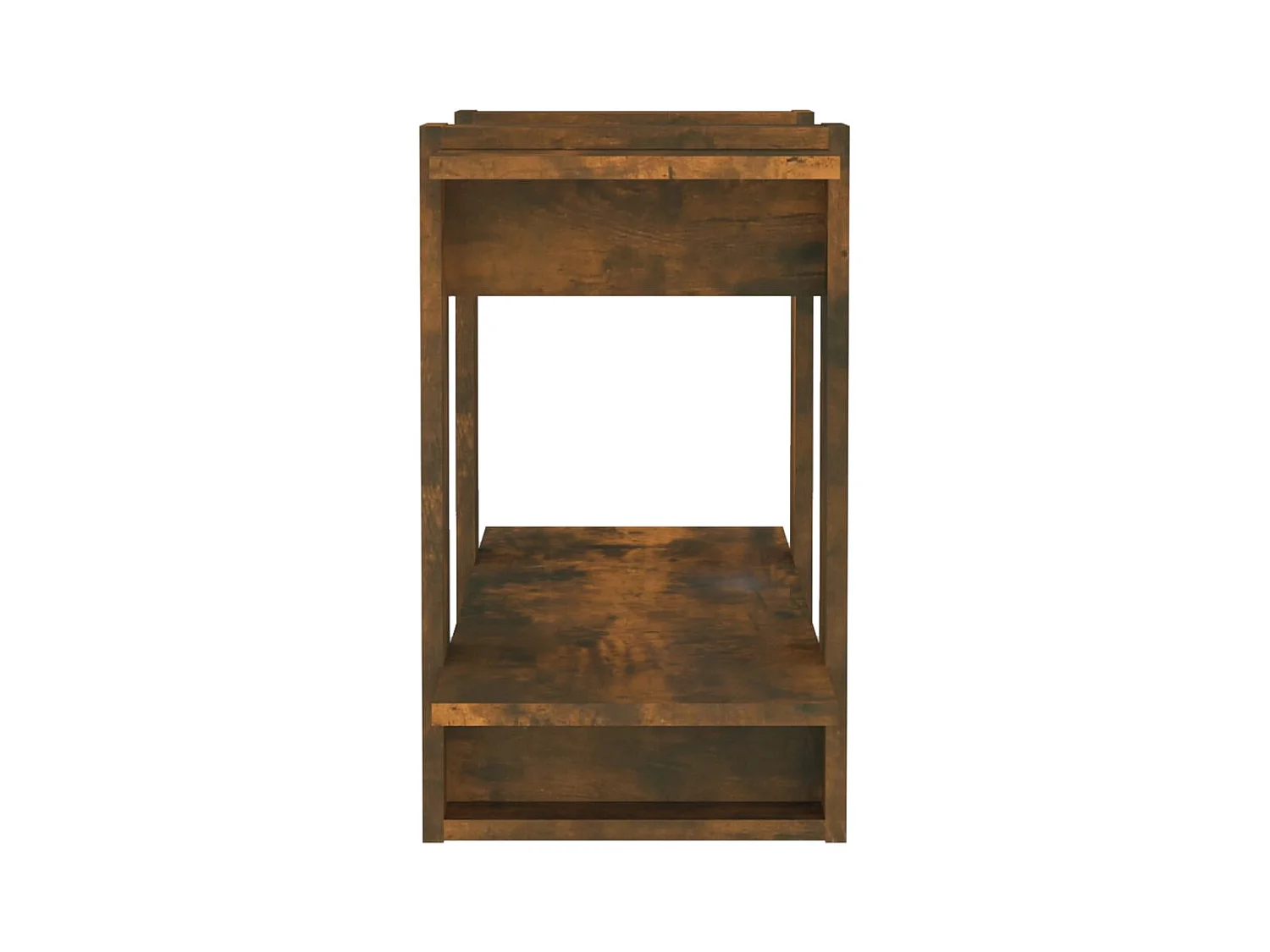 Wylorn  Bibliothèque/Séparateur de pièce Chêne fumé 80x30x51 cm