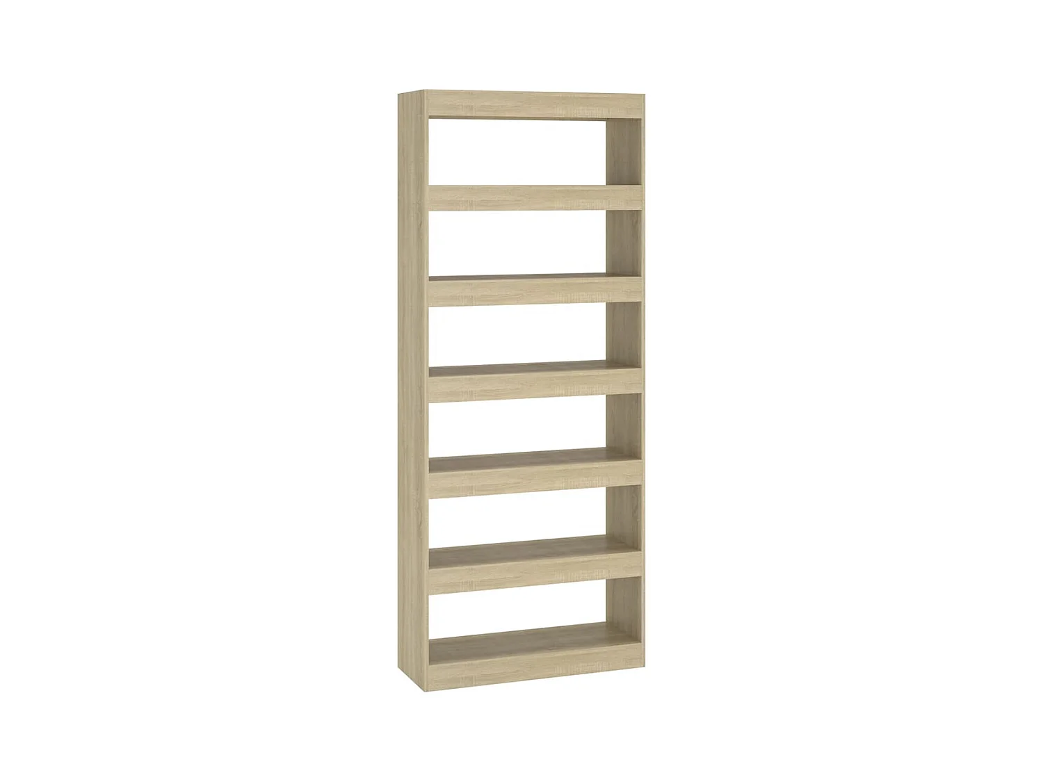 Jakob  Estantería/divisor madera ingeniería roble Sonoma 80x30x198 cm