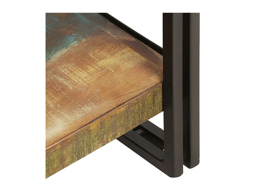 Yoan  Bibliothèque 5 niveaux 40x30x180 cm Bois de récupération massif