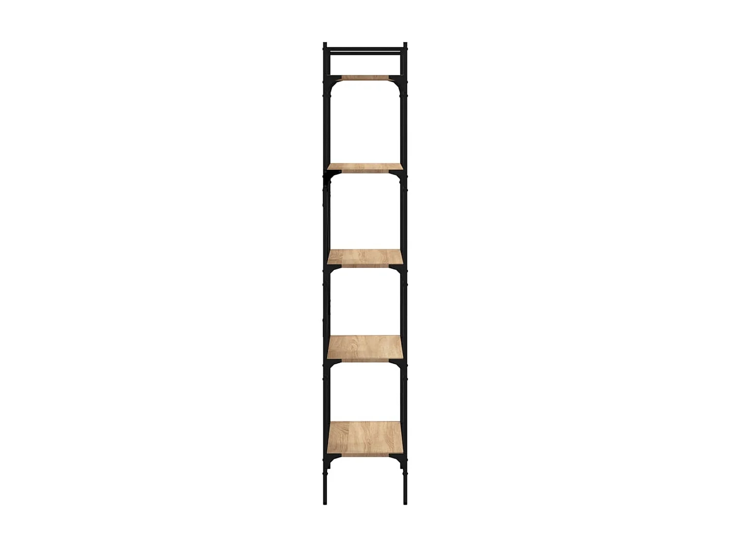 Fredrikstad  Librería de 5 estantes madera roble Sonoma 56x31,5x174 cm