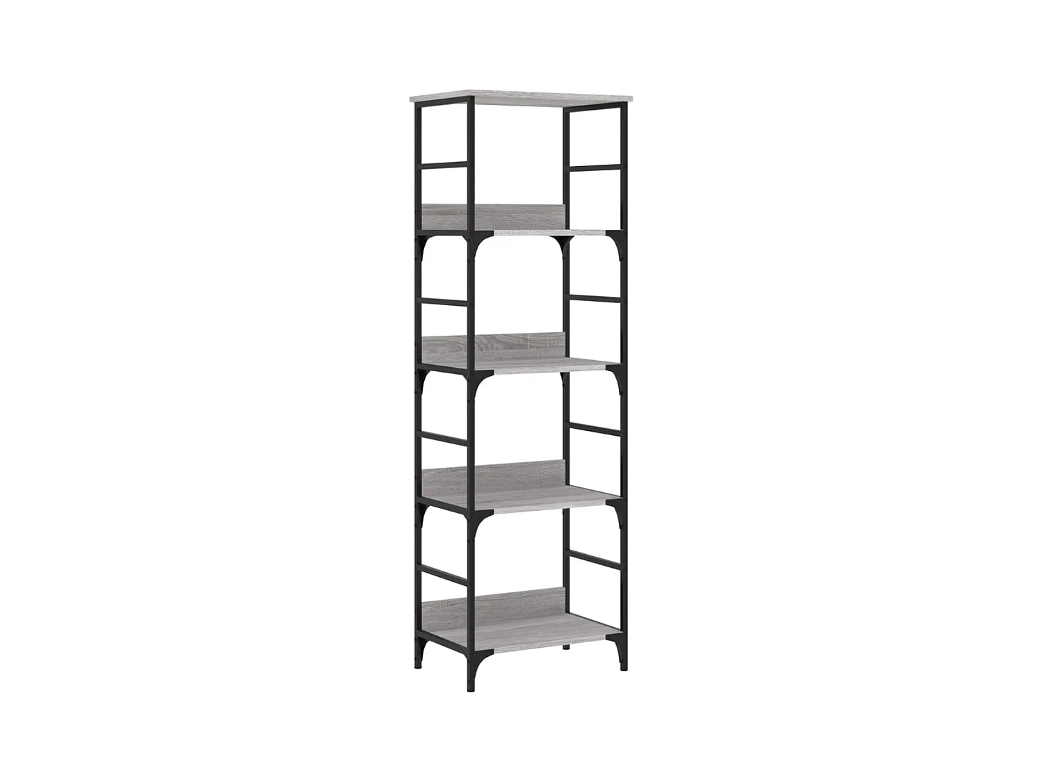 Namur  Bibliothèque sonoma gris 50x33x153 cm bois d'ingénierie
