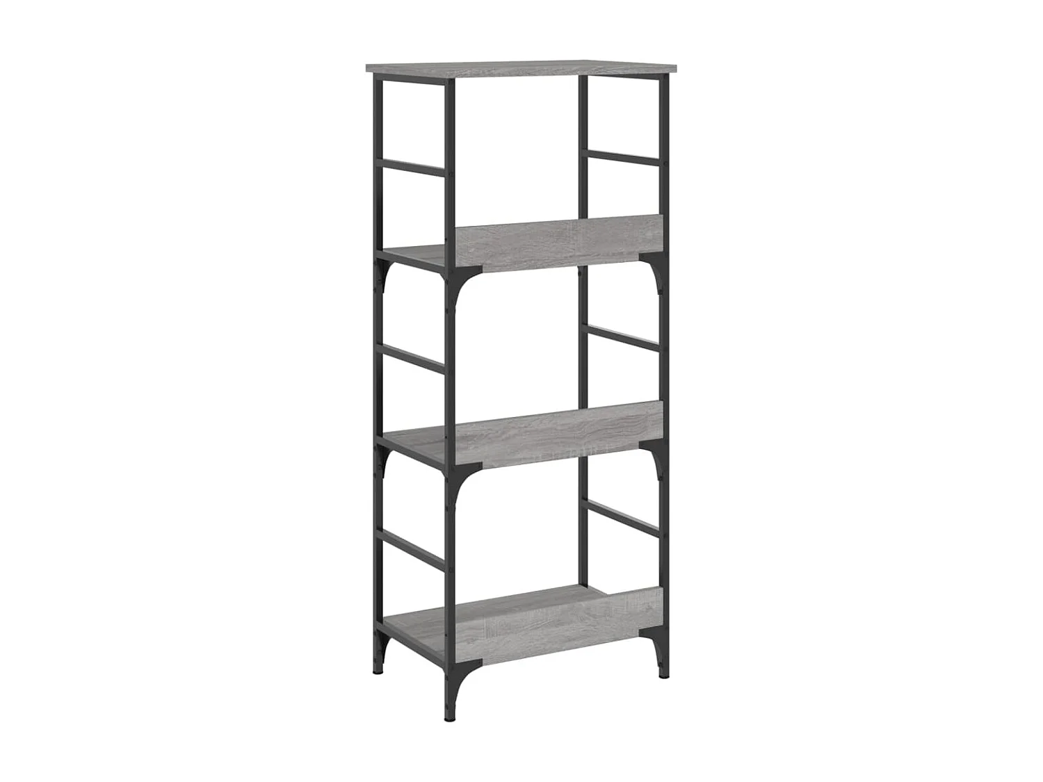 Namur  Bibliothèque sonoma gris 50x33x117,5 cm bois d'ingénierie