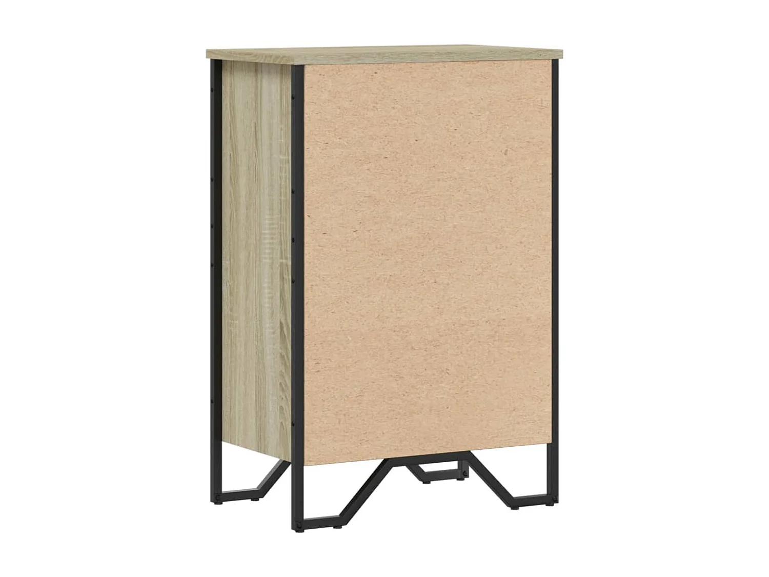 Olga  Estantería madera de ingeniería roble Sonoma 50x31x74,5 cm