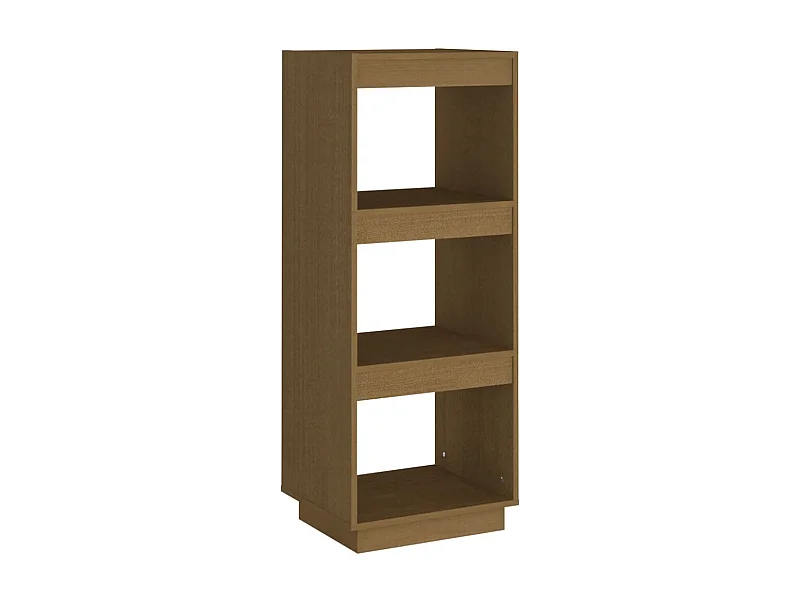 Alisha  Bibliothèque/Séparateur de pièce Marron miel Bois de pin massif