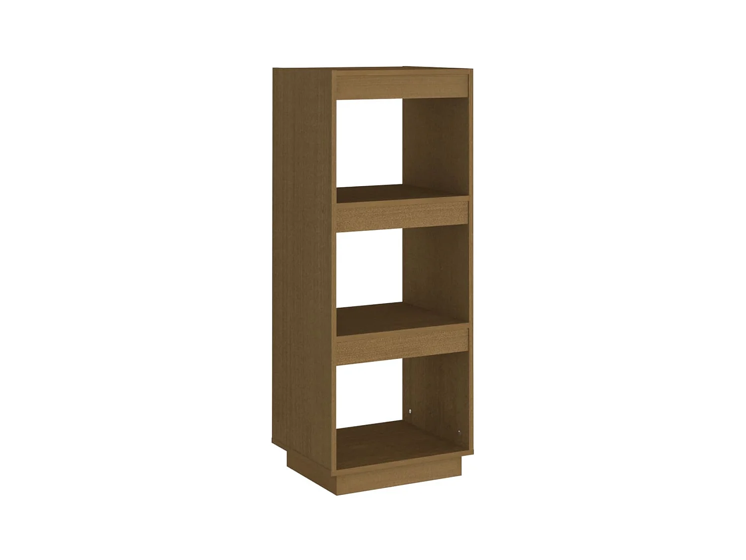 Alisha  Bibliothèque/Séparateur de pièce Marron miel Bois de pin massif