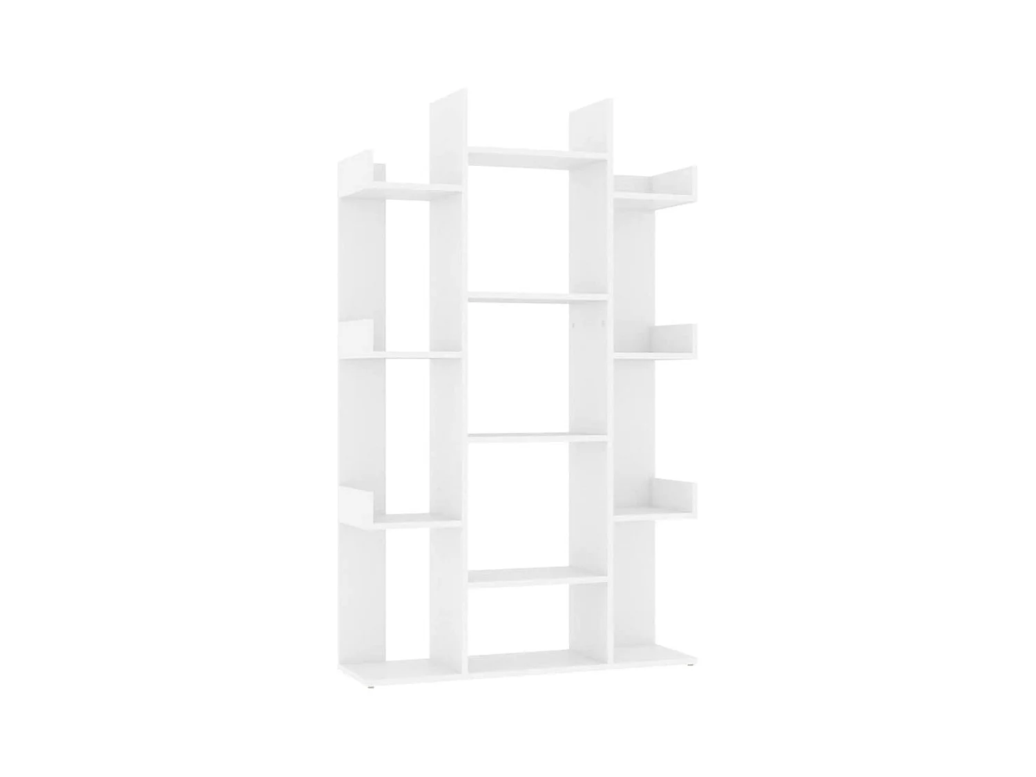 Candler  Bibliothèque Blanc 86x25,5x140 cm Bois d’ingénierie