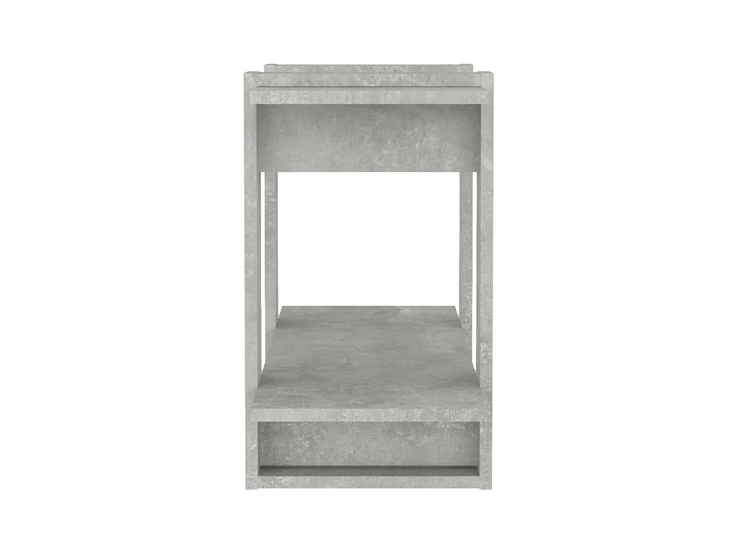Wylorn  Bibliothèque/Séparateur de pièce Gris béton 80x30x51 cm