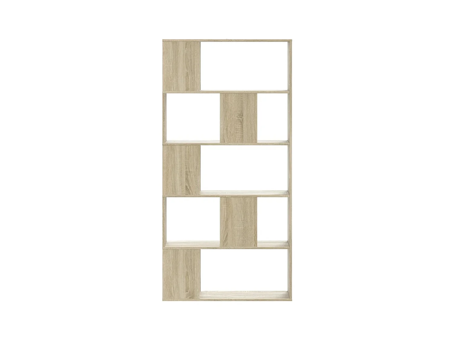 Fairmont  Bibliothèque 5 niveaux chêne sonoma bois d'ingénierie