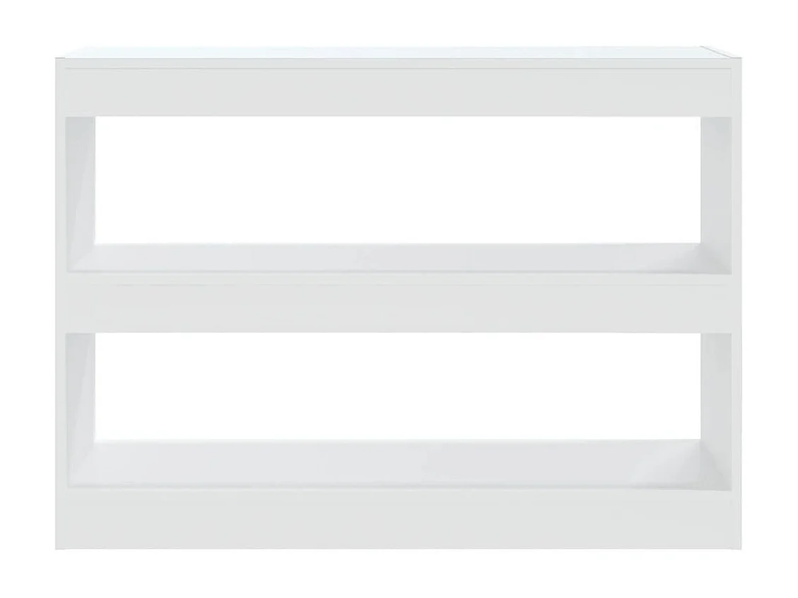 Basma  Bibliothèque/Séparateur de pièce Blanc 100x30x72 cm