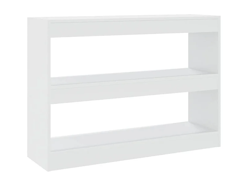 Basma  Bibliothèque/Séparateur de pièce Blanc 100x30x72 cm