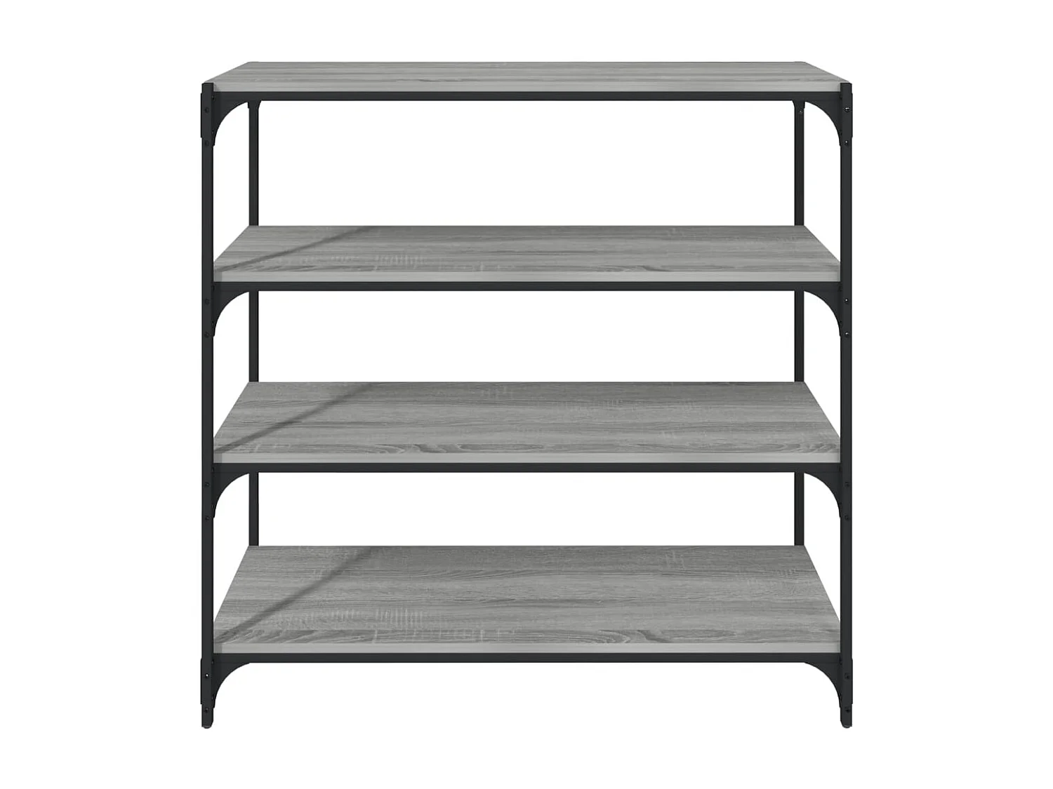 Ventura  Bibliothèque Sonoma gris 100x33x100 cm Bois d'ingénierie acier