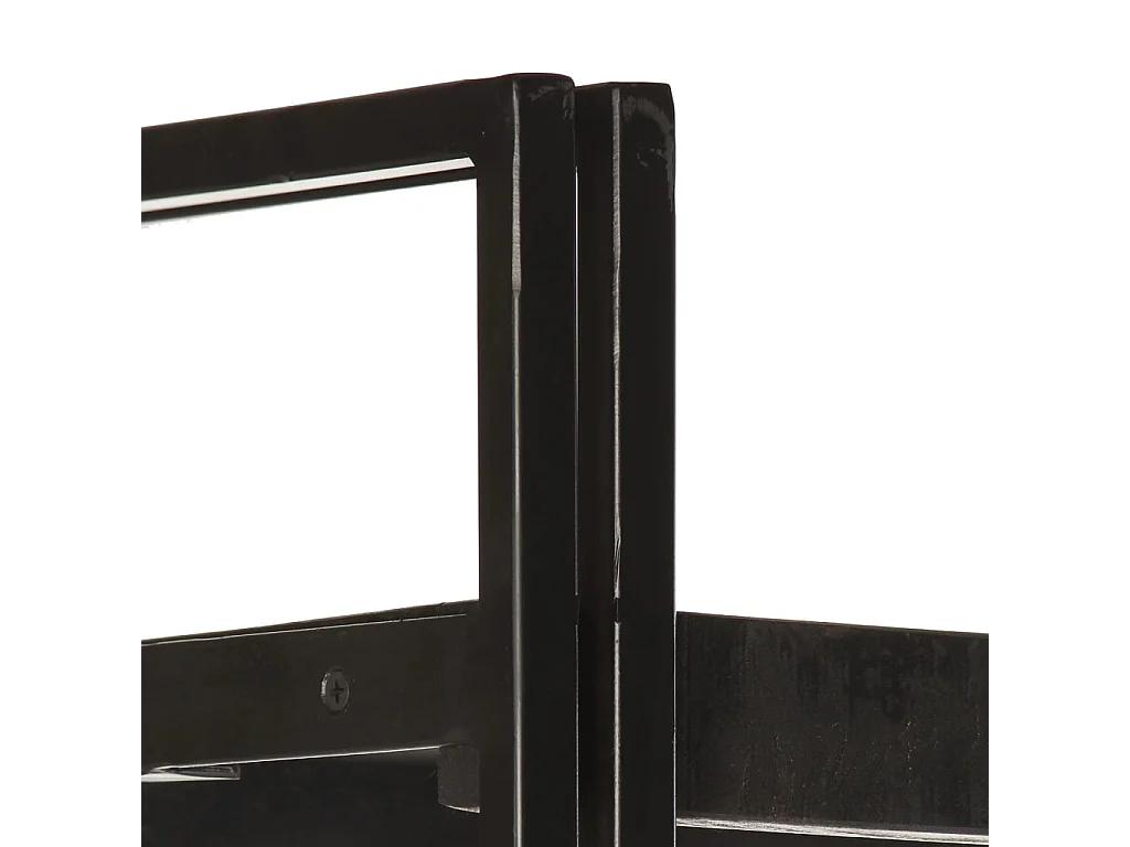 Yoan  Bibliothèque à 3 niveaux 40x30x80 cm Bois de manguier massif