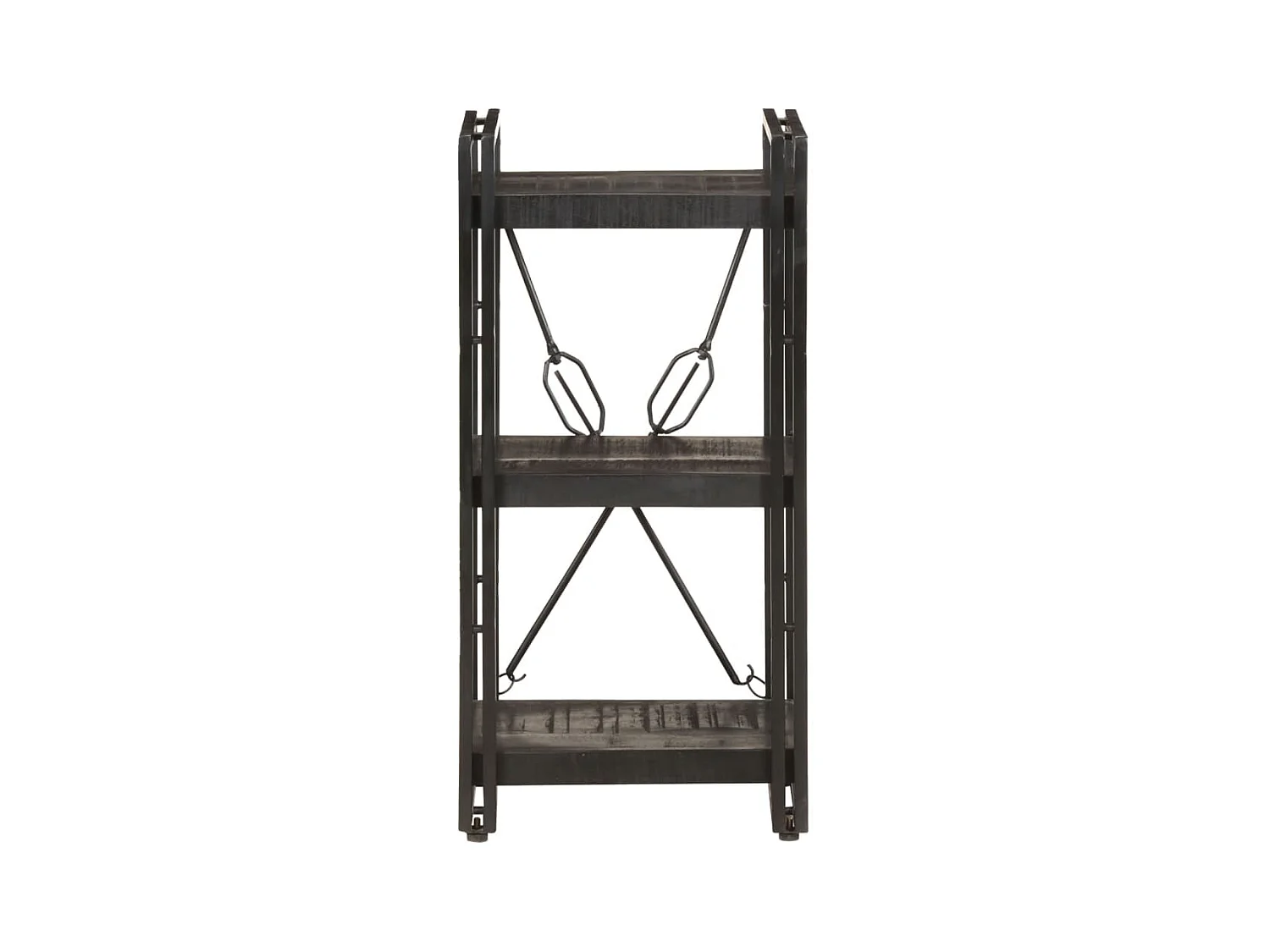 Yoan  Boekenkast met 3 schappen 40x30x80 cm massief mangohout