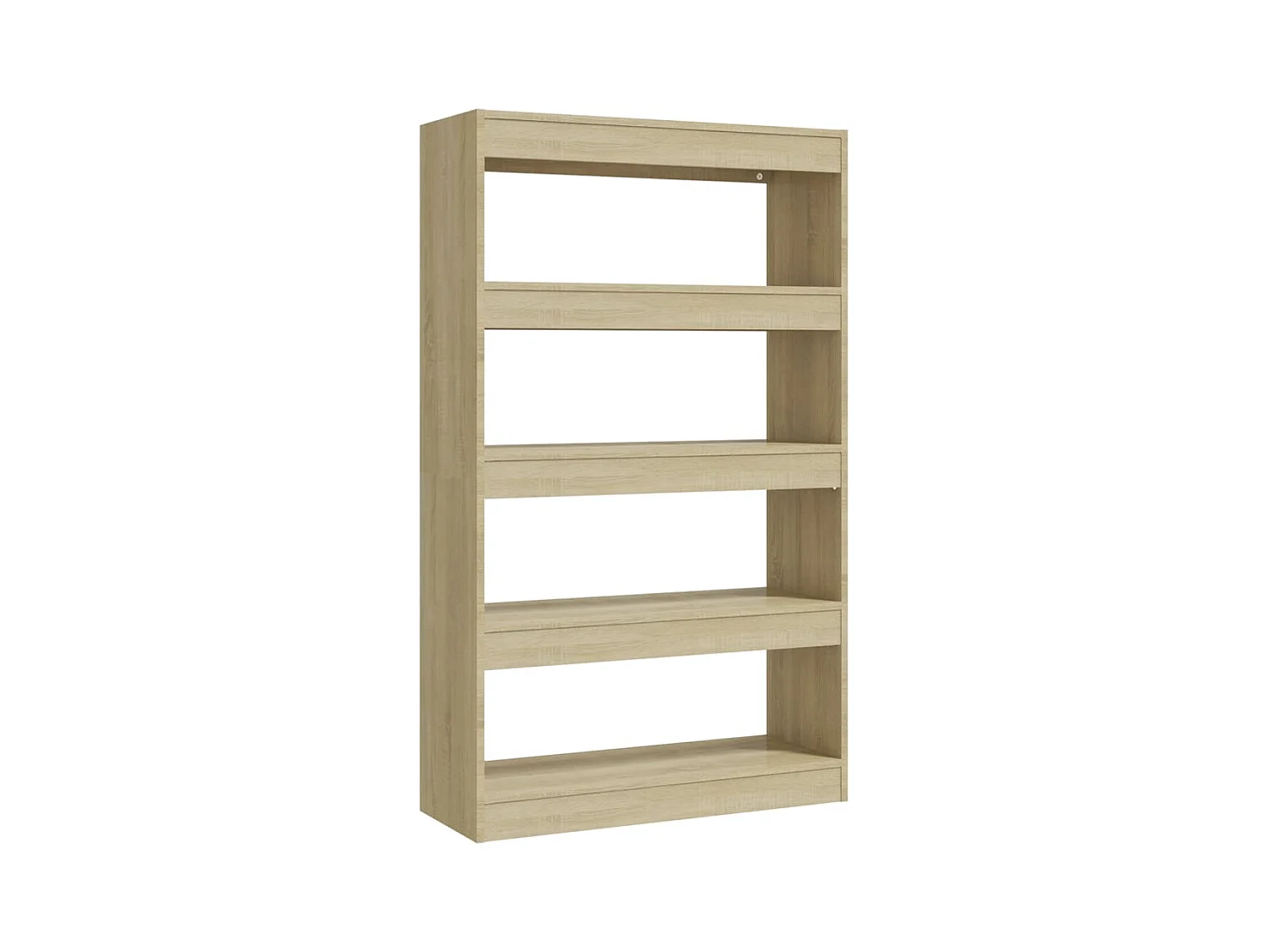 Crescent Springs  Estantería/divisor madera ingeniería roble Sonoma 80x30x135 cm