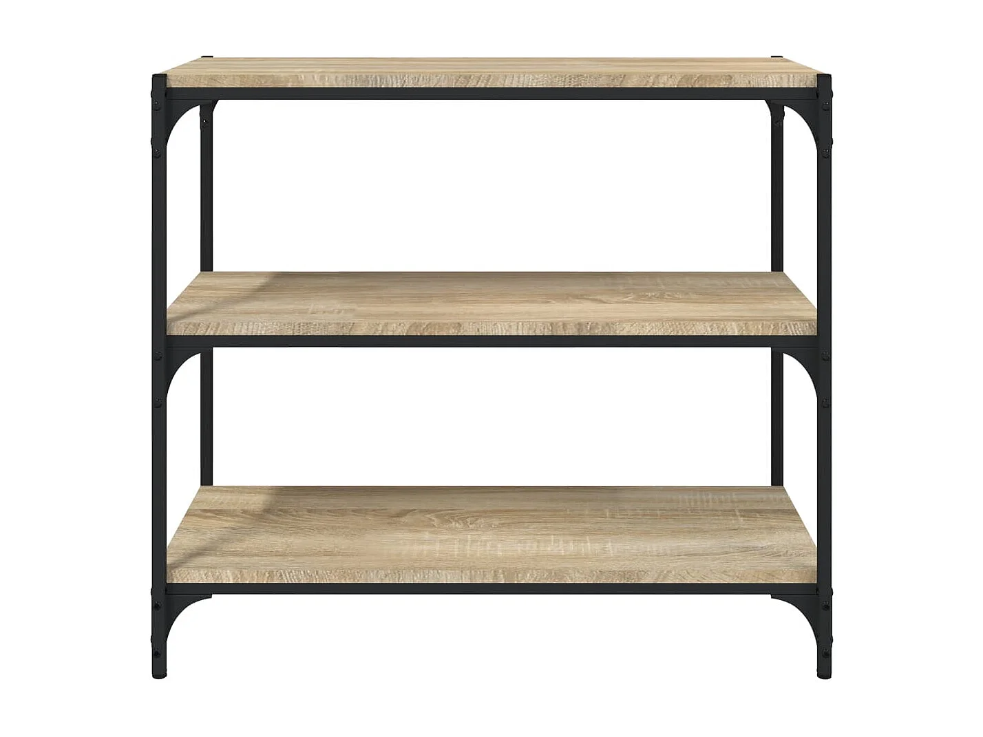 Ventura  Bibliothèque Chêne Sonoma 80x33x70,5 cm Bois d'ingénierie acier