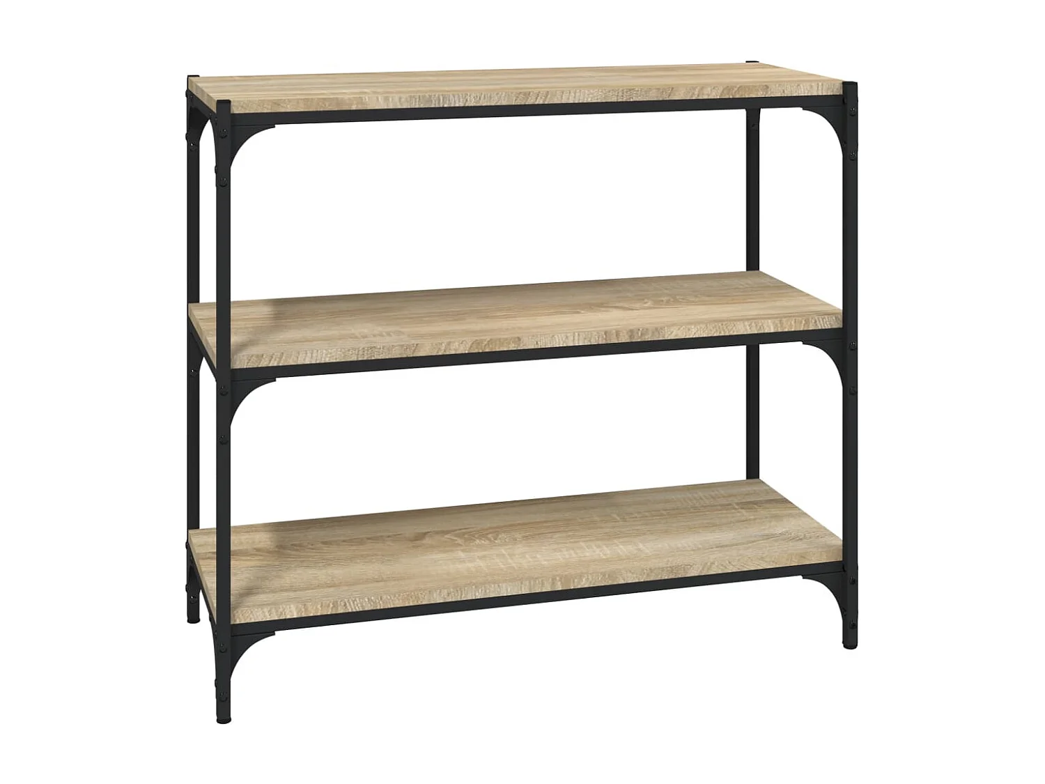 Ventura  Bibliothèque Chêne Sonoma 80x33x70,5 cm Bois d'ingénierie acier