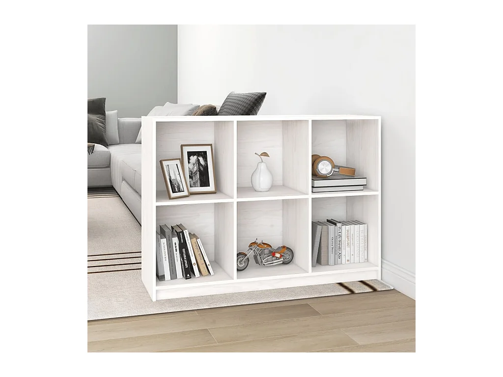 Raymond-Pierre  Bibliothèque Blanc 104x33x76 cm bois de pin massif