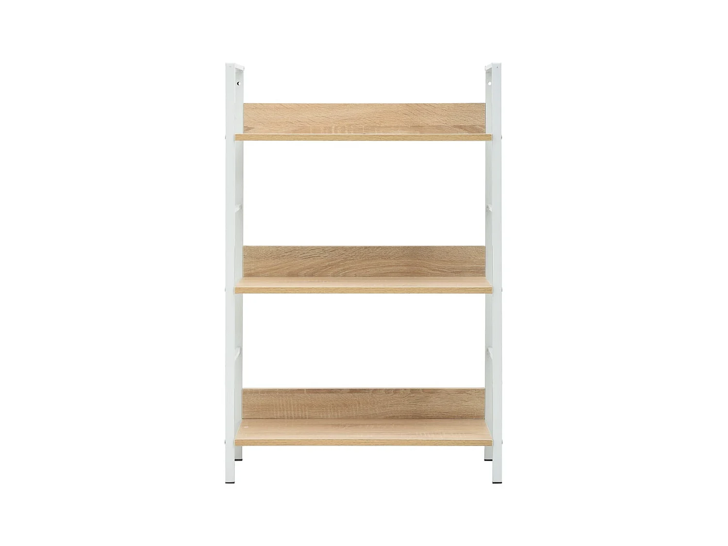 Uggeløse  Bibliothèque à 3 niveaux chêne 60x27,6x90,5cm bois d'ingénierie