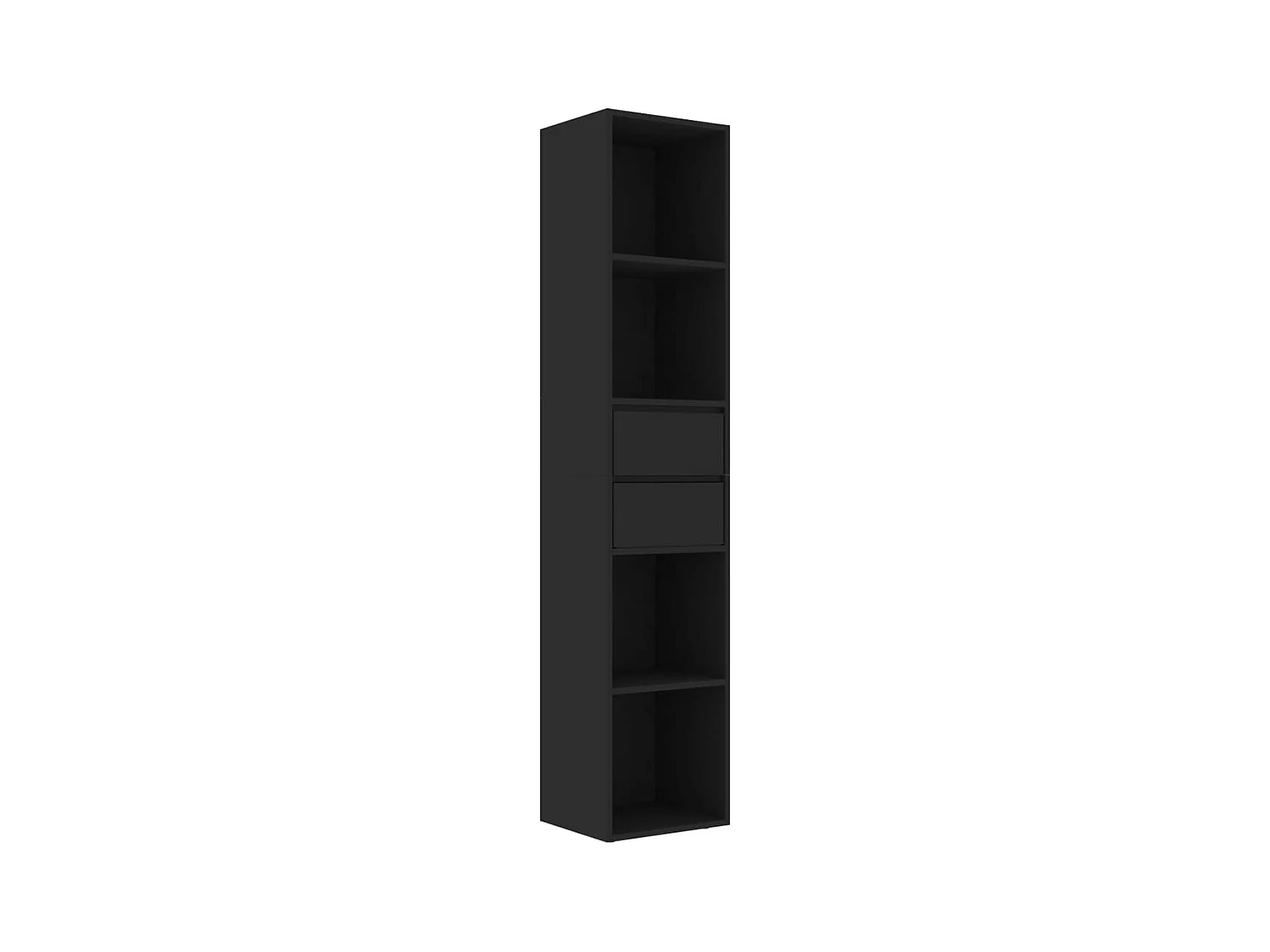 Växjö  Boekenkast 36x30x171 cm bewerkt hout zwart