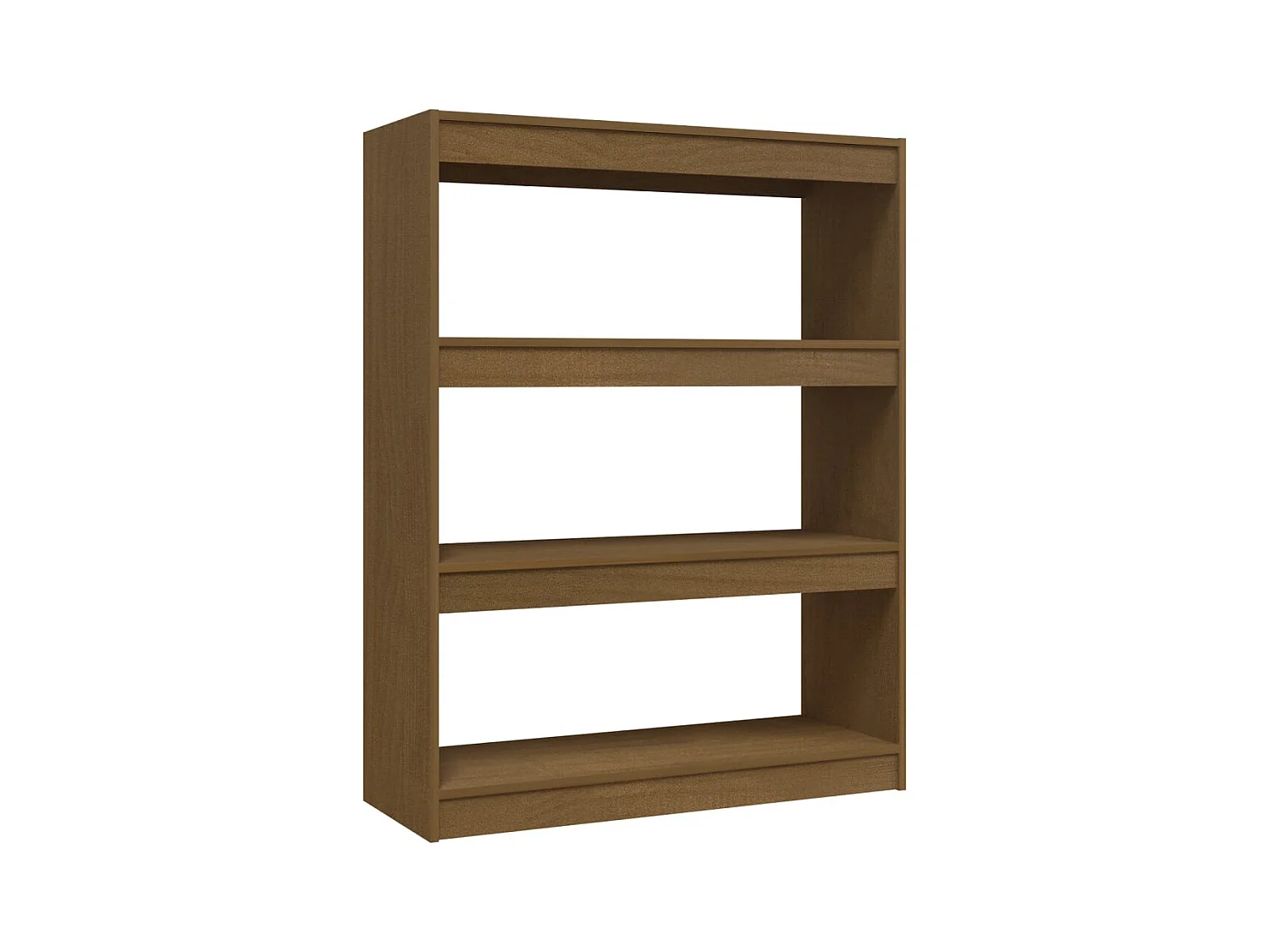 Centerville  Bibliothèque/Séparateur de pièce Marron miel 100x30x103 cm Pin