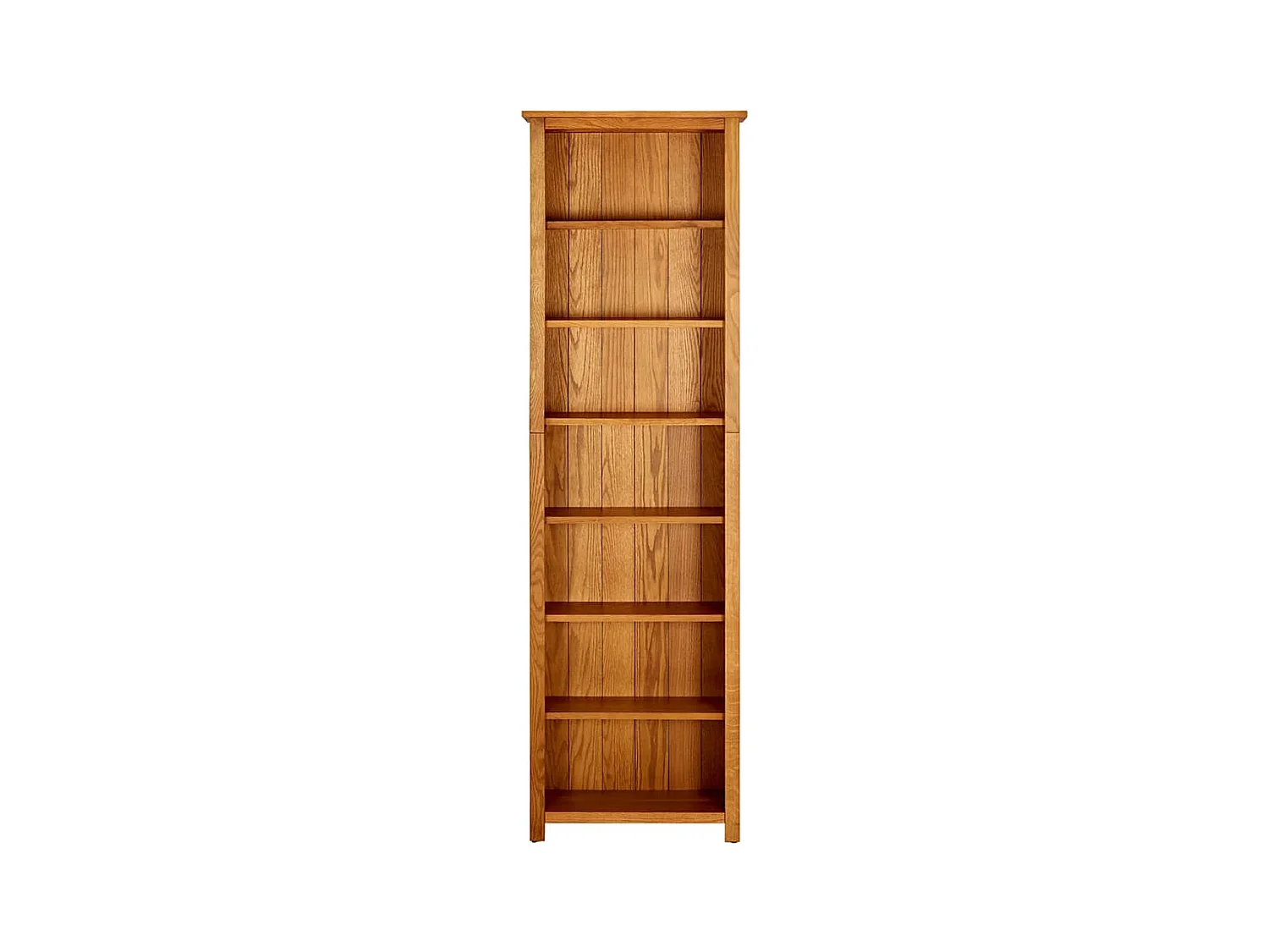 Fafner  Estantería de 7 niveles madera maciza de roble 60x22x200 cm