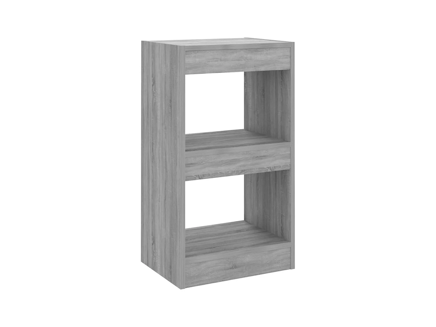 Hafida  Bibliothèque/Séparateur de pièce Sonoma gris 40x30x72 cm