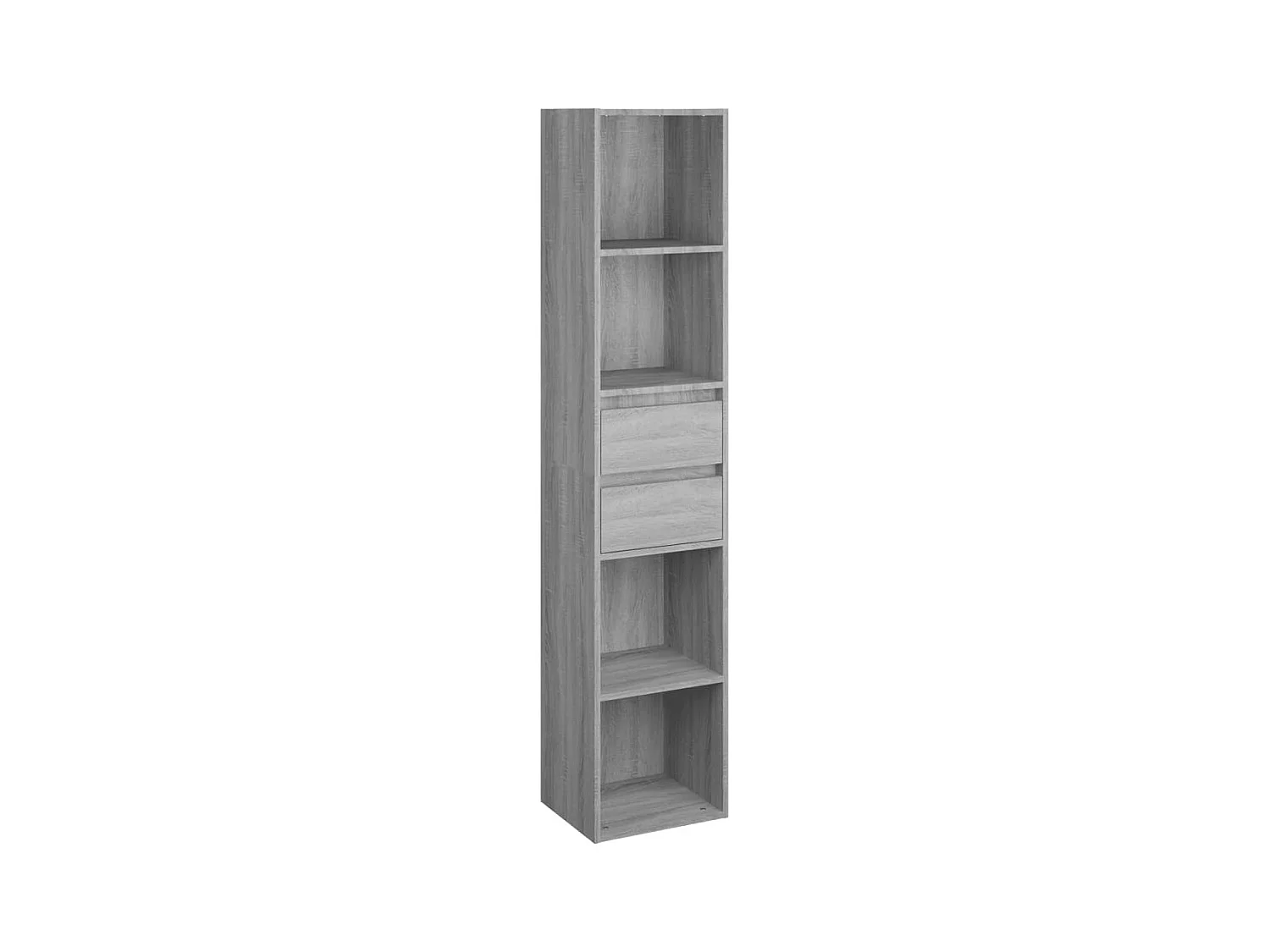 Växjö  Bibliothèque Sonoma gris 36x30x171 cm Bois d'ingénierie