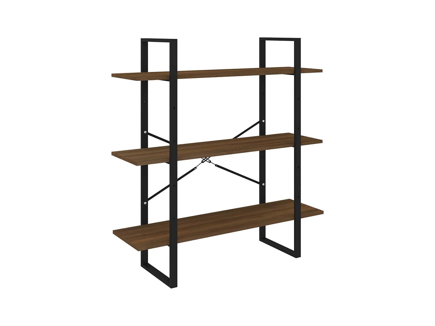 Capitola  Bibliothèque Chêne marron 100x30x105 cm Bois d'ingénierie