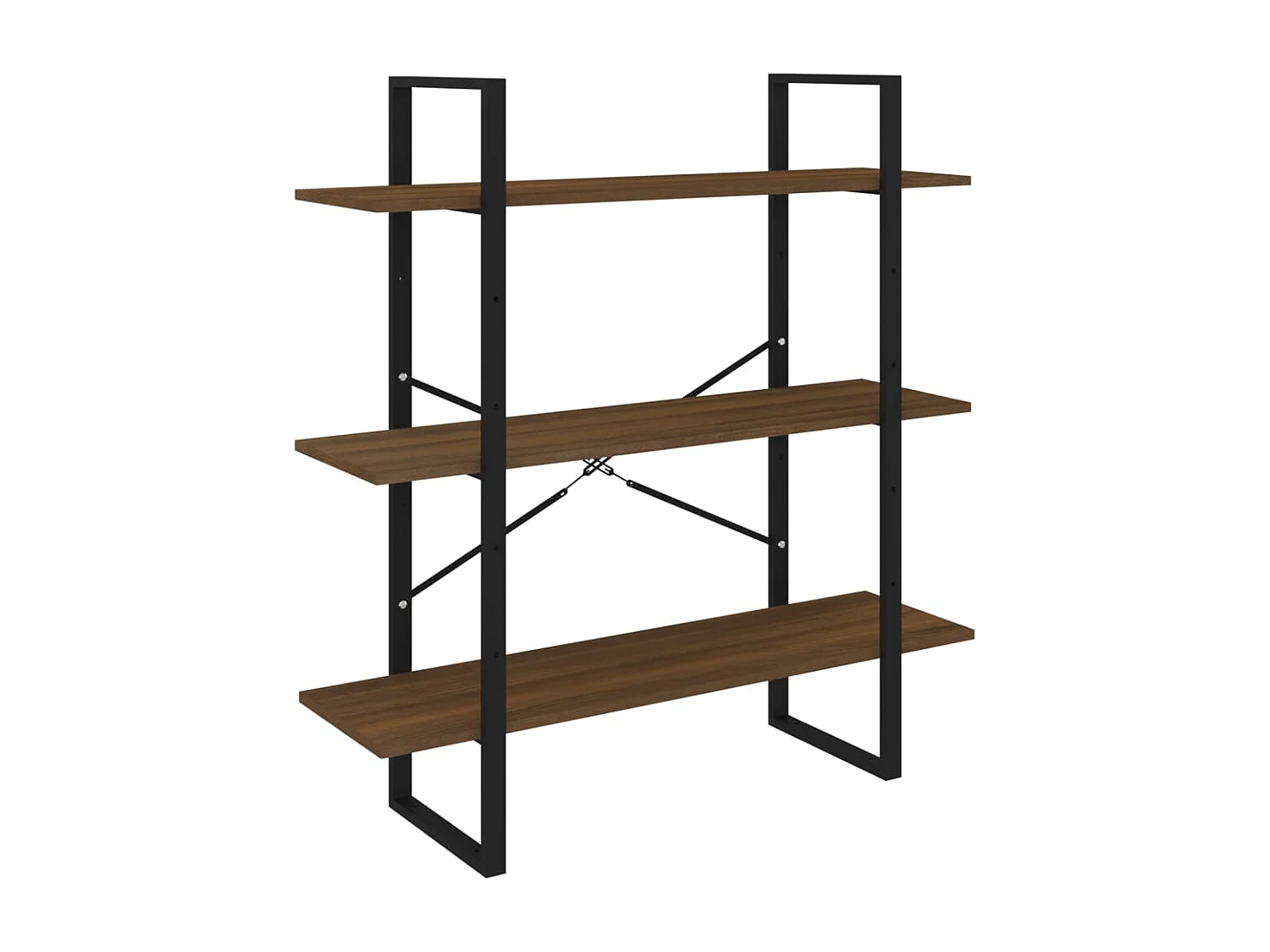 Capitola  Bibliothèque Chêne marron 100x30x105 cm Bois d'ingénierie