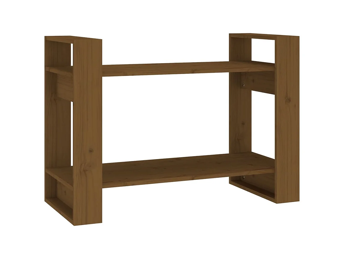 Jean-Jacques  Estantería/divisor espacios madera marrón miel 80x35x56,5 cm