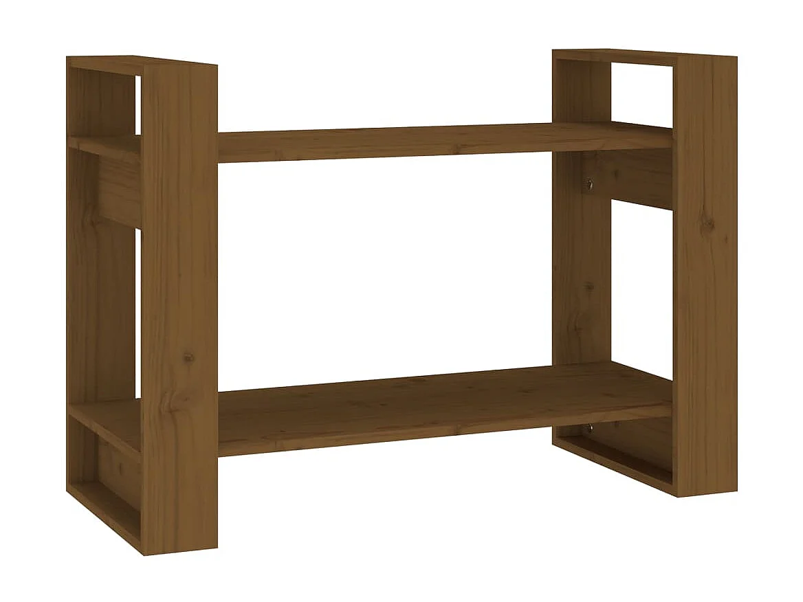 Jean-Jacques  Bibliothèque/Cloison Marron miel 80x35x56,5 cm Pin solide