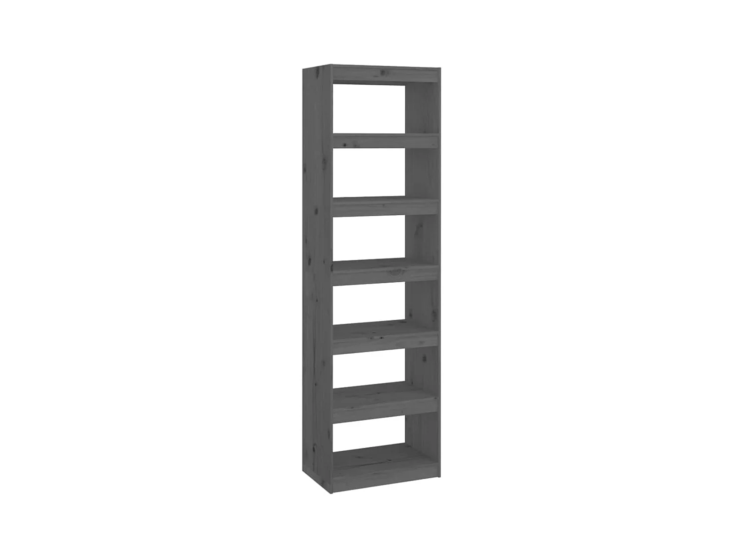 Colgate  Bibliothèque/Séparateur de pièce Gris 60x30x199,5 cm Pin massif