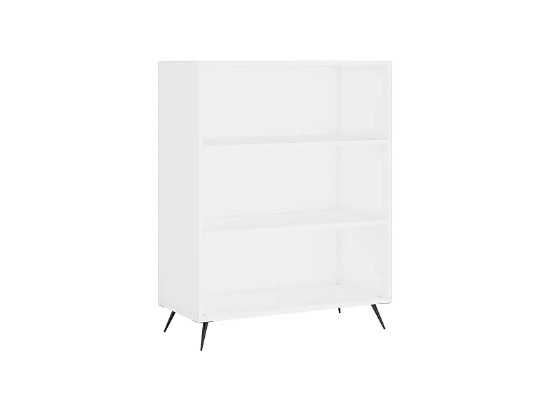 Myrskylä  Bibliothèque blanc 69,5x32,5x90 cm bois d'ingénierie