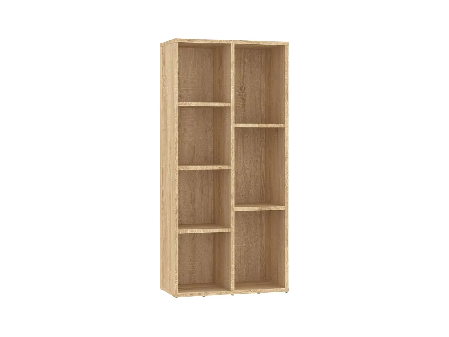 Puurs  Estantería madera contrachapada color roble Sonoma 50x25x106cm