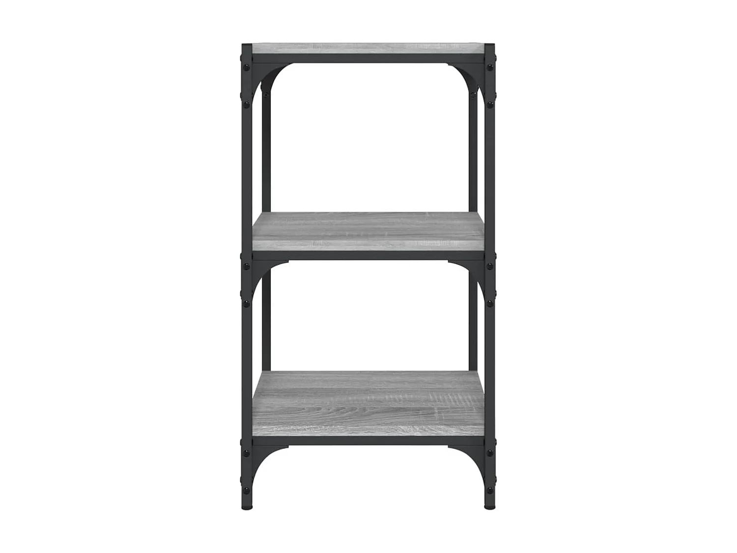 Ventura  Boekenkast 40x33x70,5 cm hout en staal grijs sonoma eikenkleur