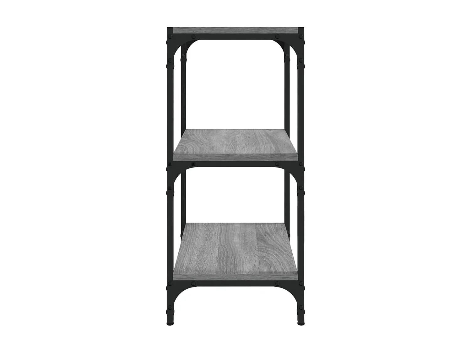 Ventura  Boekenkast 40x33x70,5 cm hout en staal grijs sonoma eikenkleur