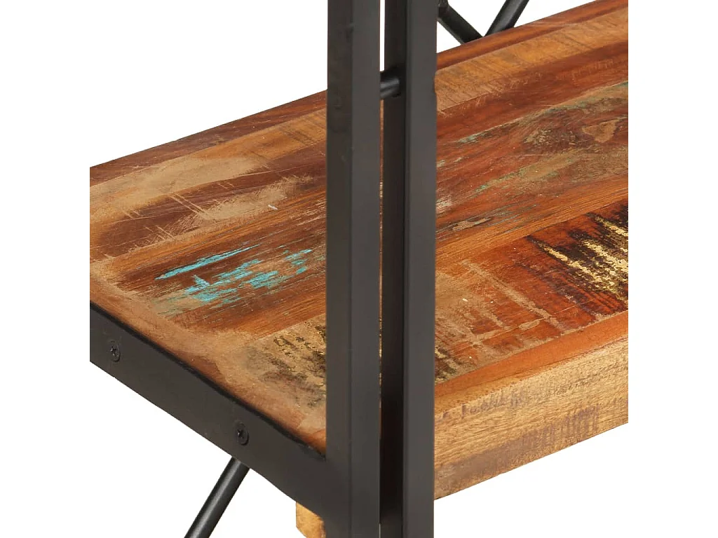 Yoan  Bibliothèque à 3 niveaux 60x30x80cm Bois de récupération massif