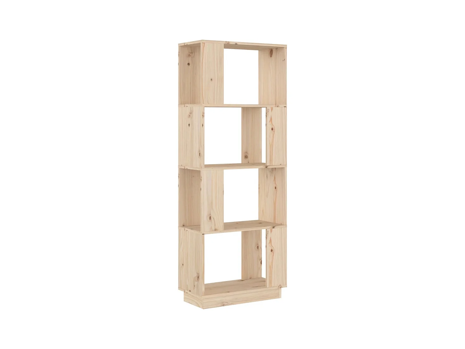 Ylvenor  Estantería/divisor de espacios madera maciza pino 51x25x132 cm