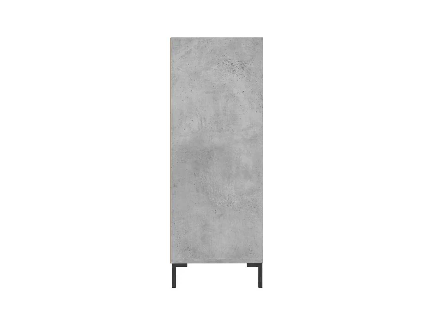 Arabel  Boekenkast 69,5x32,5x90 cm bewerkt hout betongrijs