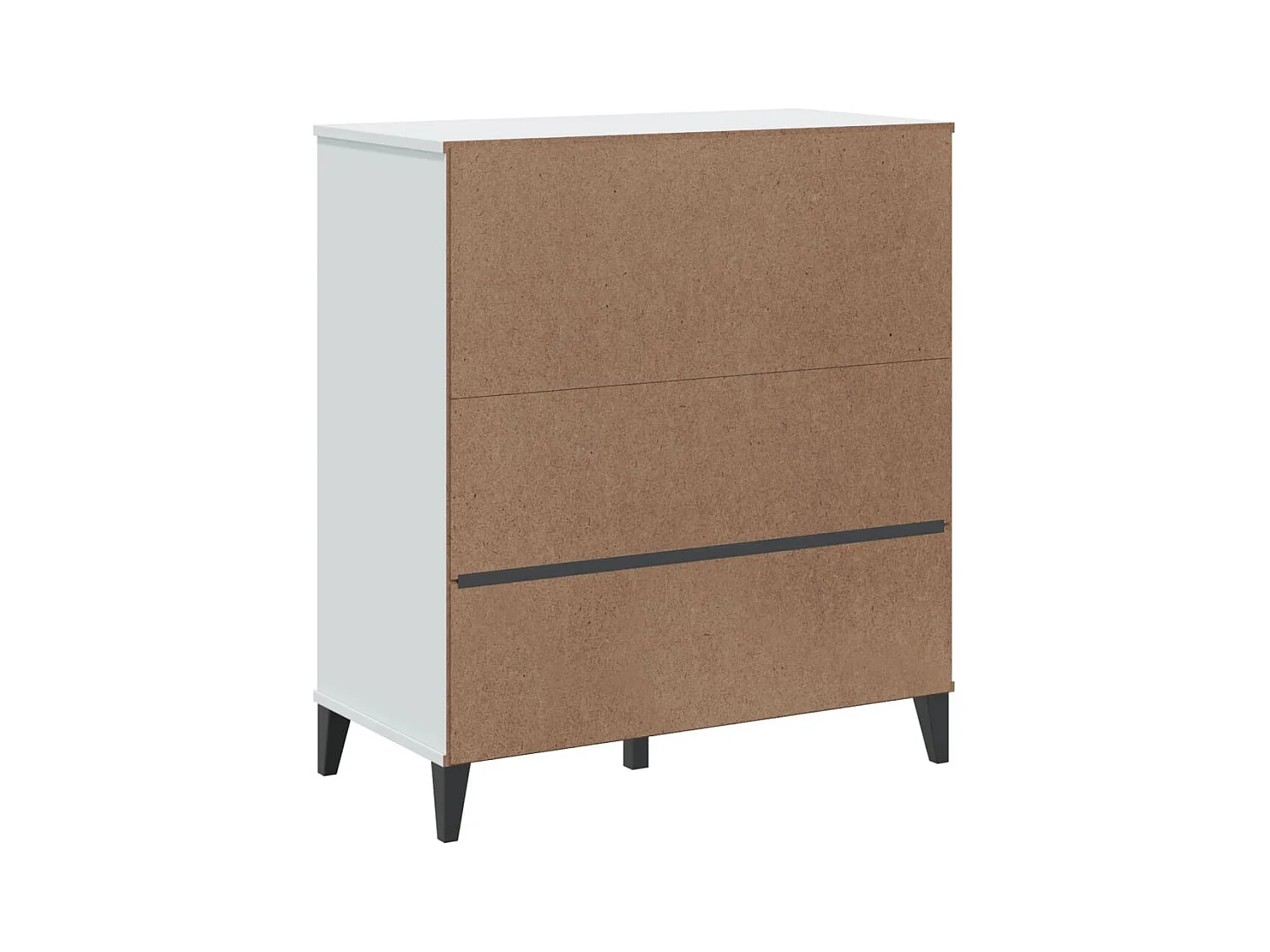 Lene  Bibliothèque VIKEN blanc 80x40x90 cm bois d'ingénierie